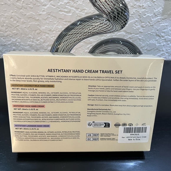 AESTHTANY HAND CREAM TRAVEL SET-NWT - Picture 2 of 6